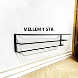 mellem skohylde sort, bagplade