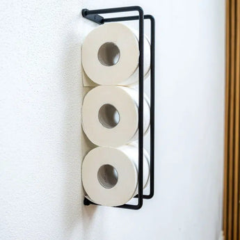 toiletpapirsholder, sort