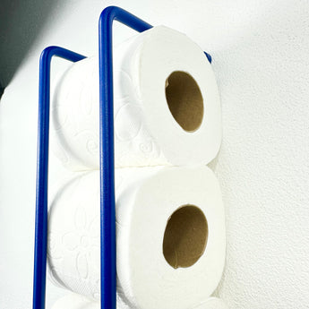 toiletpapirsholder, blå