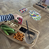 Snackfad m. spillekort-holder, Storm
