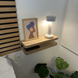 Natbord, Egetræ, sort