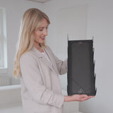 video vinreol, sort / hvid