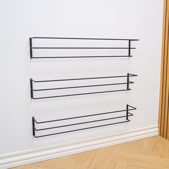 nohr skohylder, sort 3x
