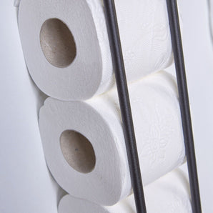 toiletpapirsholder, sort